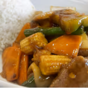 Mongolian Beef with Rice